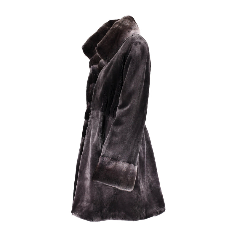 PENELOPE Sheared Mink Fur Coat – Wolfie Premium Outerwear