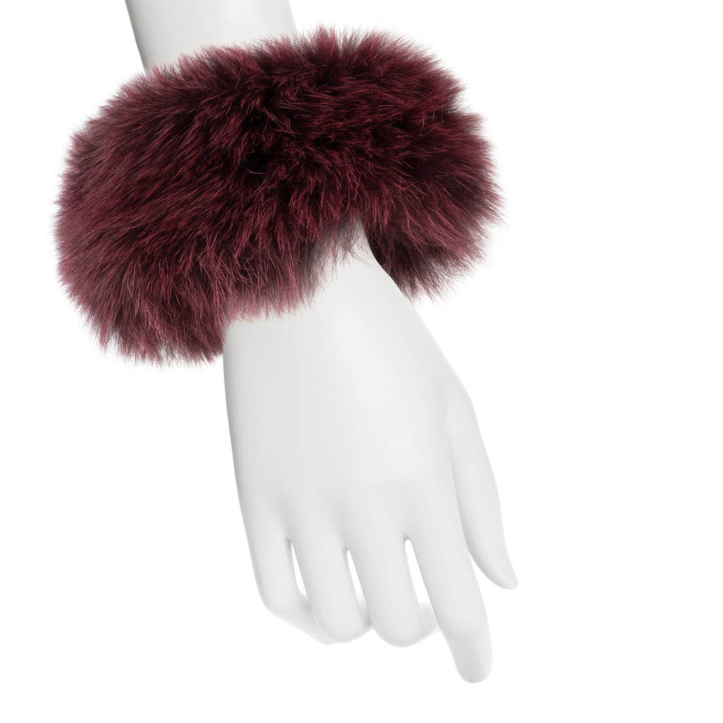 CLEO Fox fur cuffs