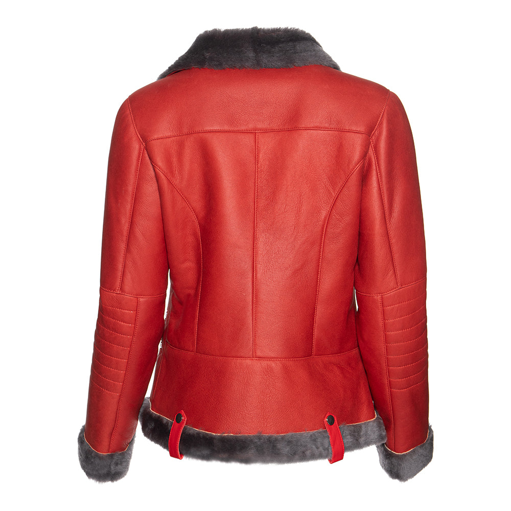 HARLEY Spanish Merino Shearling Sheepskin Moto Jacket