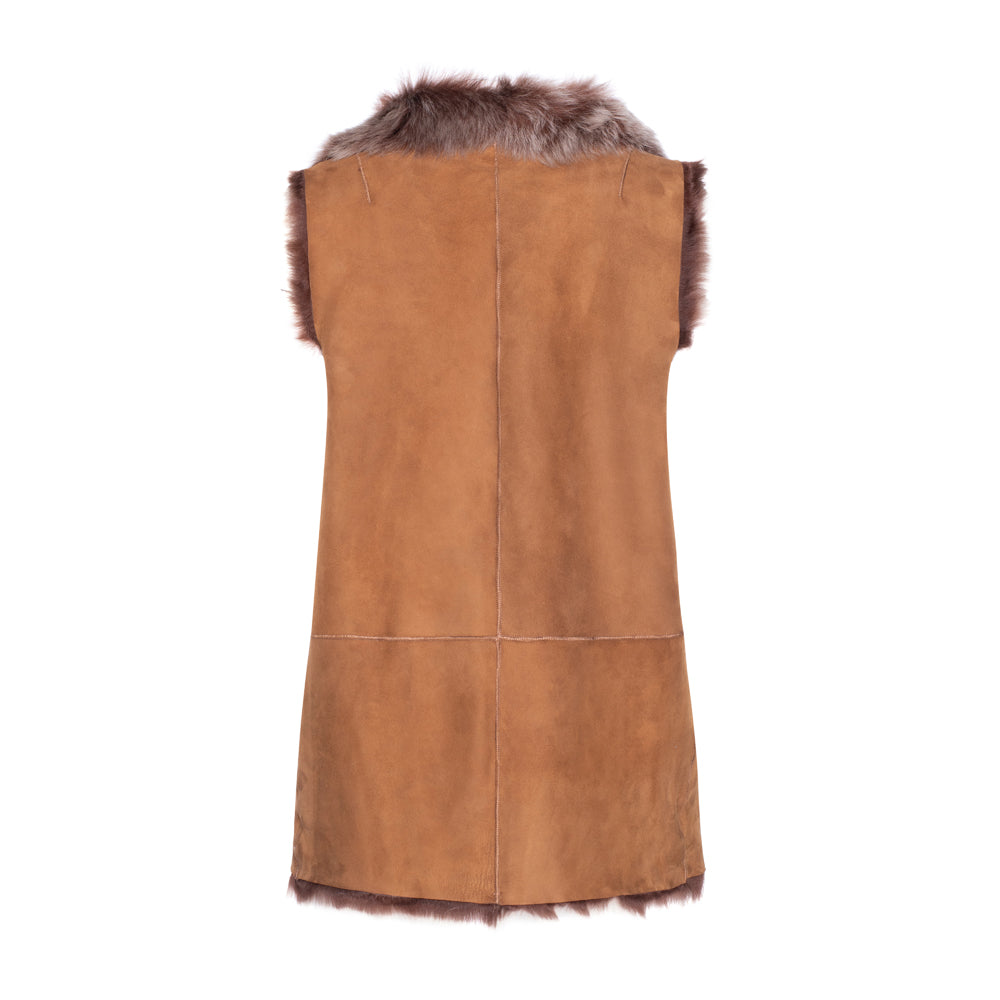 MARISOL shearling vest