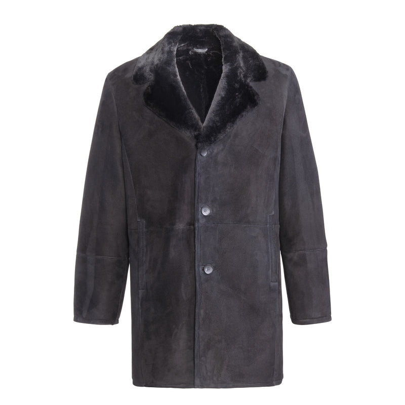 JEFF Men Merino Shearling Trench Coat – Wolfie Premium Outerwear