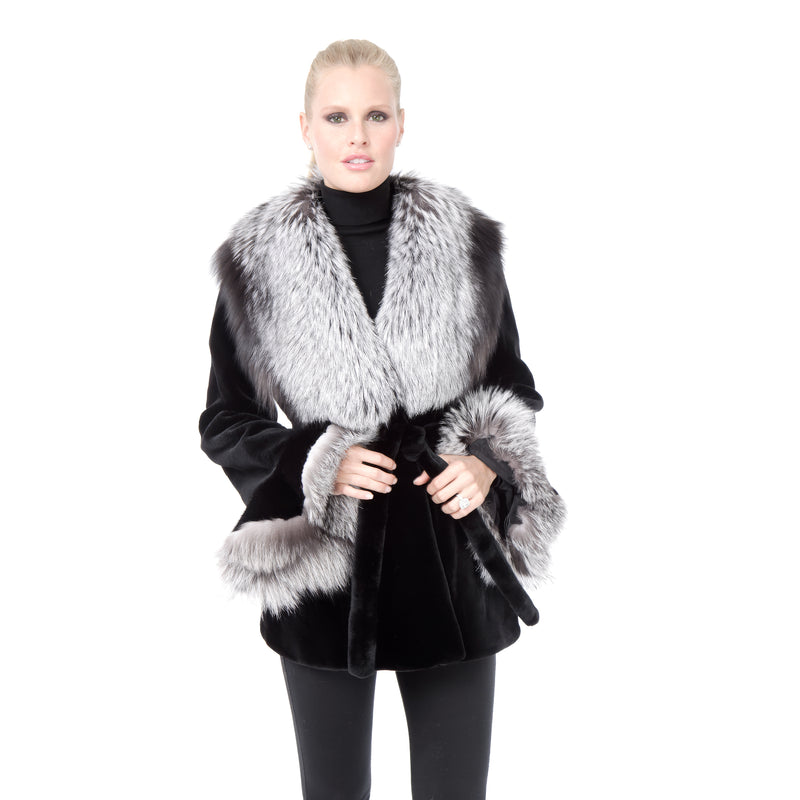 Veste en vison rasé PIPA