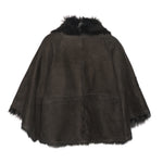 EMMA - Shearling Toscana cape