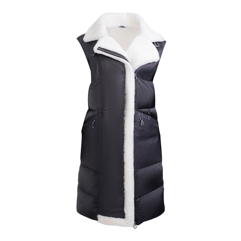 Ultimate2 Shearling and Down puffer vest