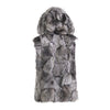 FIONA2 toscana hooded shearling vest