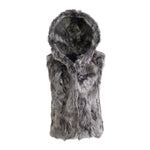 FIONA2 toscana hooded shearling vest