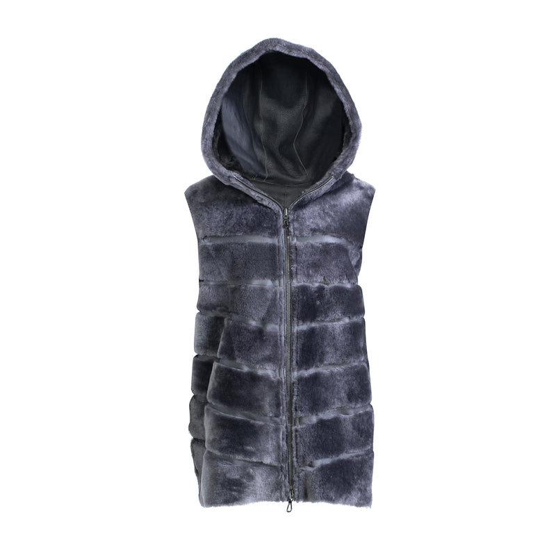 MIARA Reversible Shearling Vest