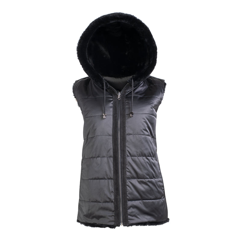 MIARA Reversible Shearling Vest