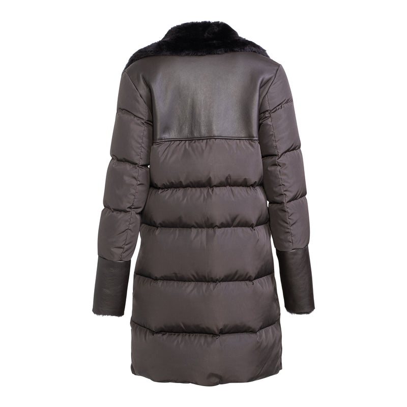 Ultimate Shearling and Down puffer coat