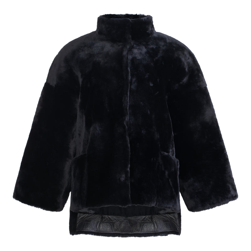 Montrose - Shearling Caplet