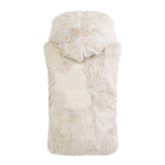 FIONA2 toscana hooded shearling vest