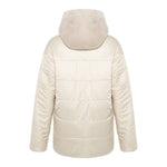CASEY Shearling fur Reversible hooded jacket