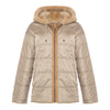 CASEY Shearling fur Reversible hooded jacket