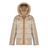 CASEY Shearling fur Reversible hooded jacket