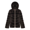 CASEY Shearling fur Reversible hooded jacket