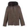 CASEY Shearling fur Reversible hooded jacket