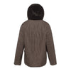 CASEY Shearling fur Reversible hooded jacket