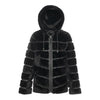 CASEY Shearling fur Reversible hooded jacket