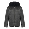 CASEY Shearling fur Reversible hooded jacket
