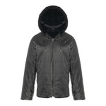 CASEY Shearling fur Reversible hooded jacket
