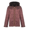 CASEY Shearling fur Reversible hooded jacket