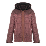 CASEY Shearling fur Reversible hooded jacket