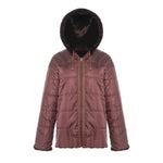 CASEY Shearling fur Reversible hooded jacket
