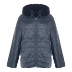 CASEY Shearling fur Reversible hooded jacket