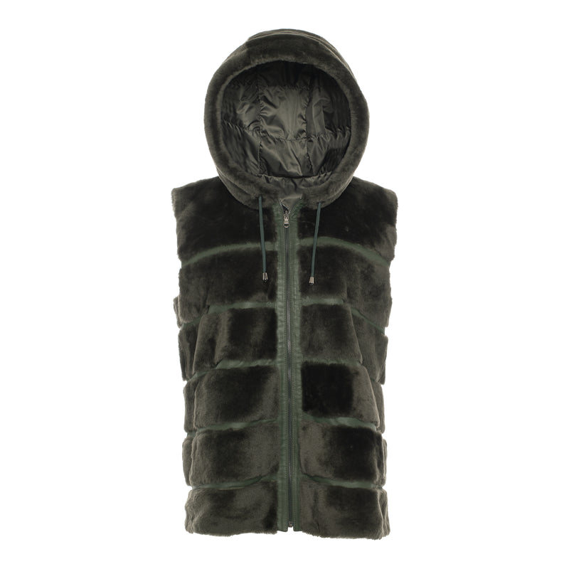 MIARA Reversible Shearling Vest