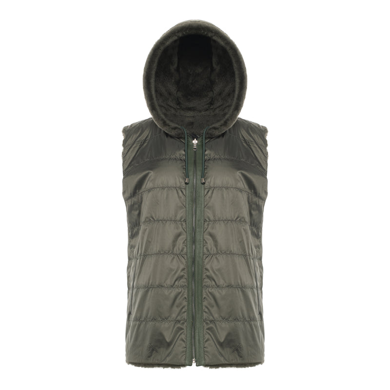 MIARA Reversible Shearling Vest