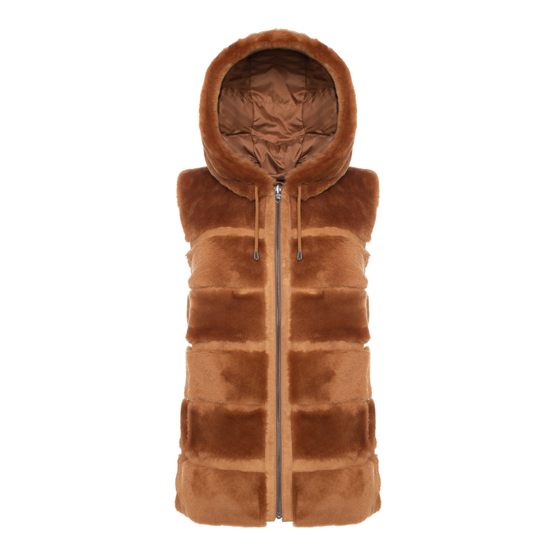 MIARA Reversible Shearling Vest