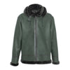 CAPTAIN Men Hooded Merino Sheepskin Aviator Jacket