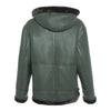 CAPTAIN Men Hooded Merino Sheepskin Aviator Jacket