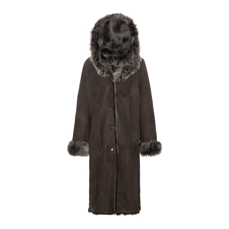 VAIL Long Toscana Shearling Coat