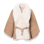 EMMA - Shearling Toscana cape