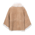 EMMA - Shearling Toscana cape