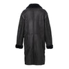 TONY Men Long Double Breasted Shearling Coat