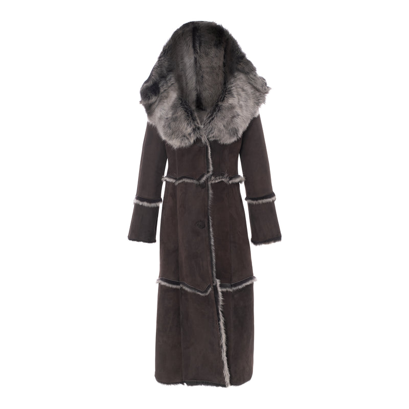 VAIL Manteau long en shearling Toscana