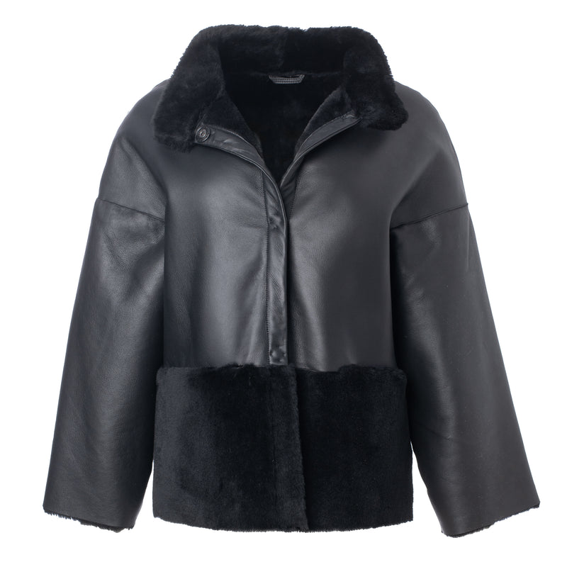 Montrose - Shearling Caplet