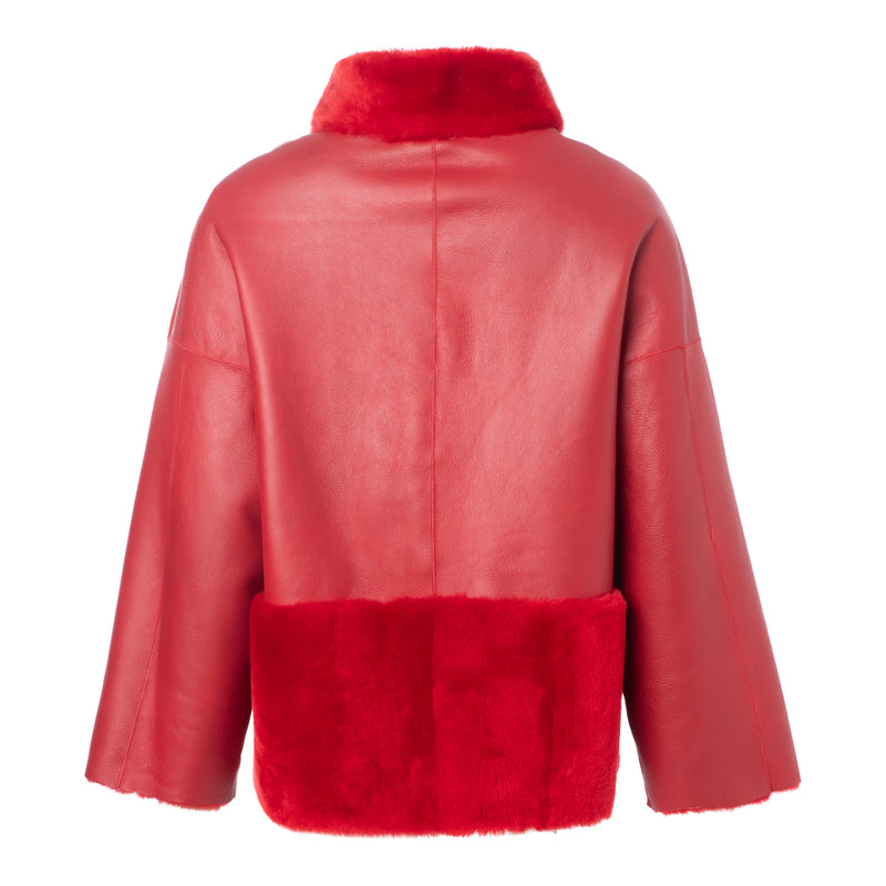 Montrose - Shearling Caplet