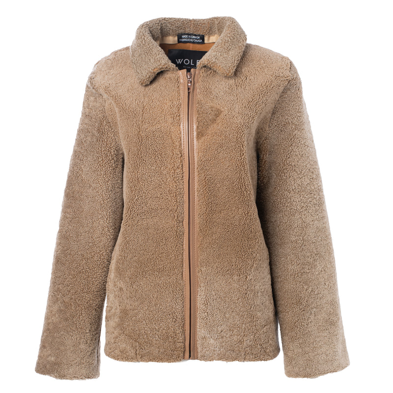 Arizona Shearling Zip Jacket