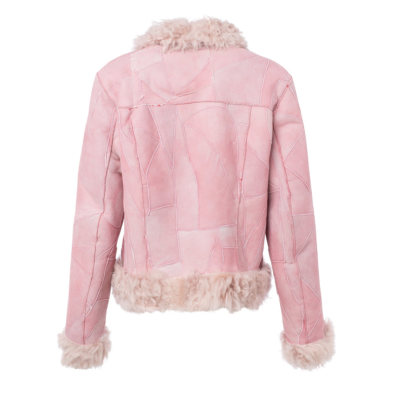 PINK DRAGON バイカースタイルジャケット L Aspen Shearling Jacket – Wolfie Premium Outerwear