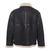 LEVY Men Shearling Sheepskin Moto Jacket