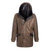 DENVER Men Hooded Shearling Coat