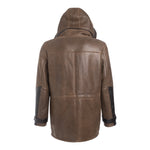 DENVER Men Hooded Shearling Coat