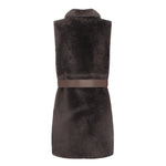 Riny Shearling long vest