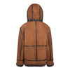 CAPTAIN Men Hooded Merino Sheepskin Aviator Jacket
