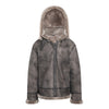 CAPTAIN Men Hooded Merino Sheepskin Aviator Jacket