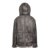 CAPTAIN Men Hooded Merino Sheepskin Aviator Jacket