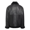 LEVY Men Shearling Sheepskin Moto Jacket